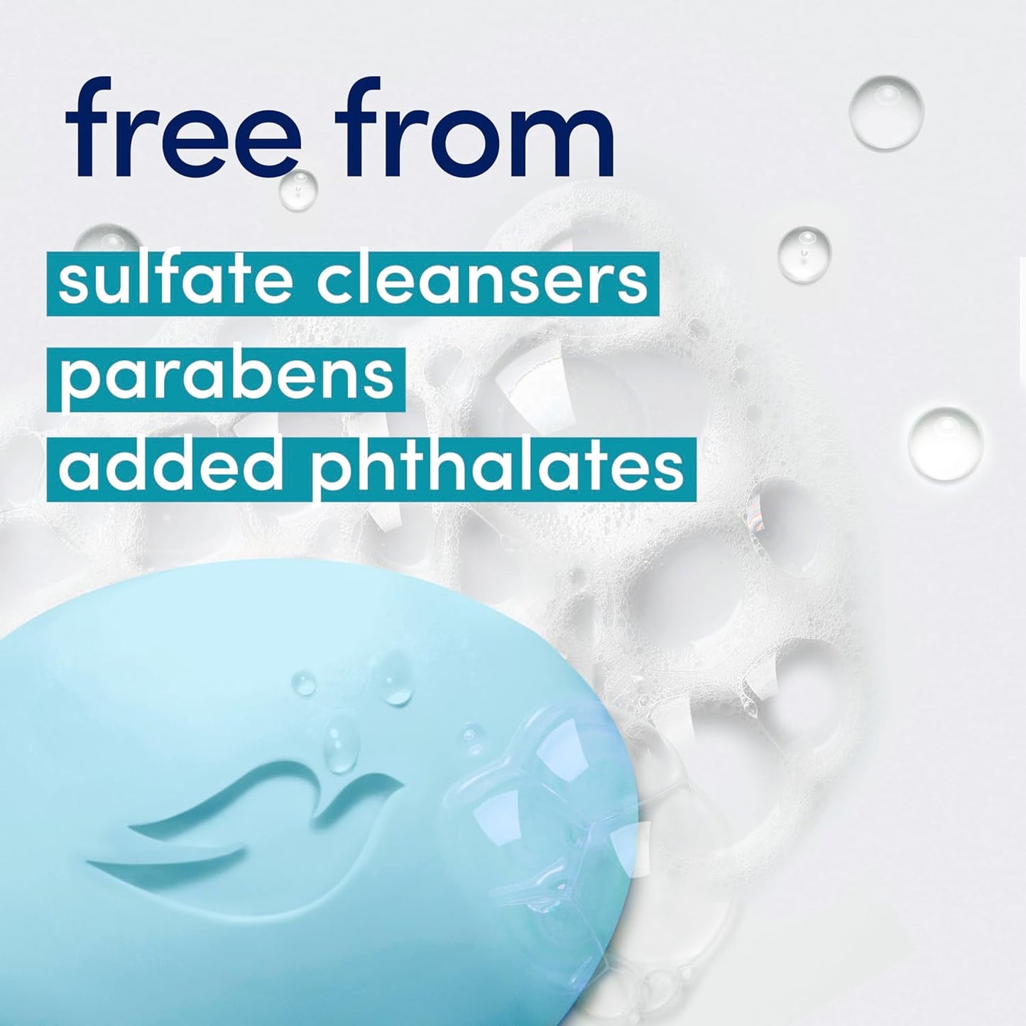 Dove Beauty Bar 6 Pack Hydrating with Glacial water & Avocado oil Cleanses & Hydrates 3.75 Oz-FemmiqueWomen