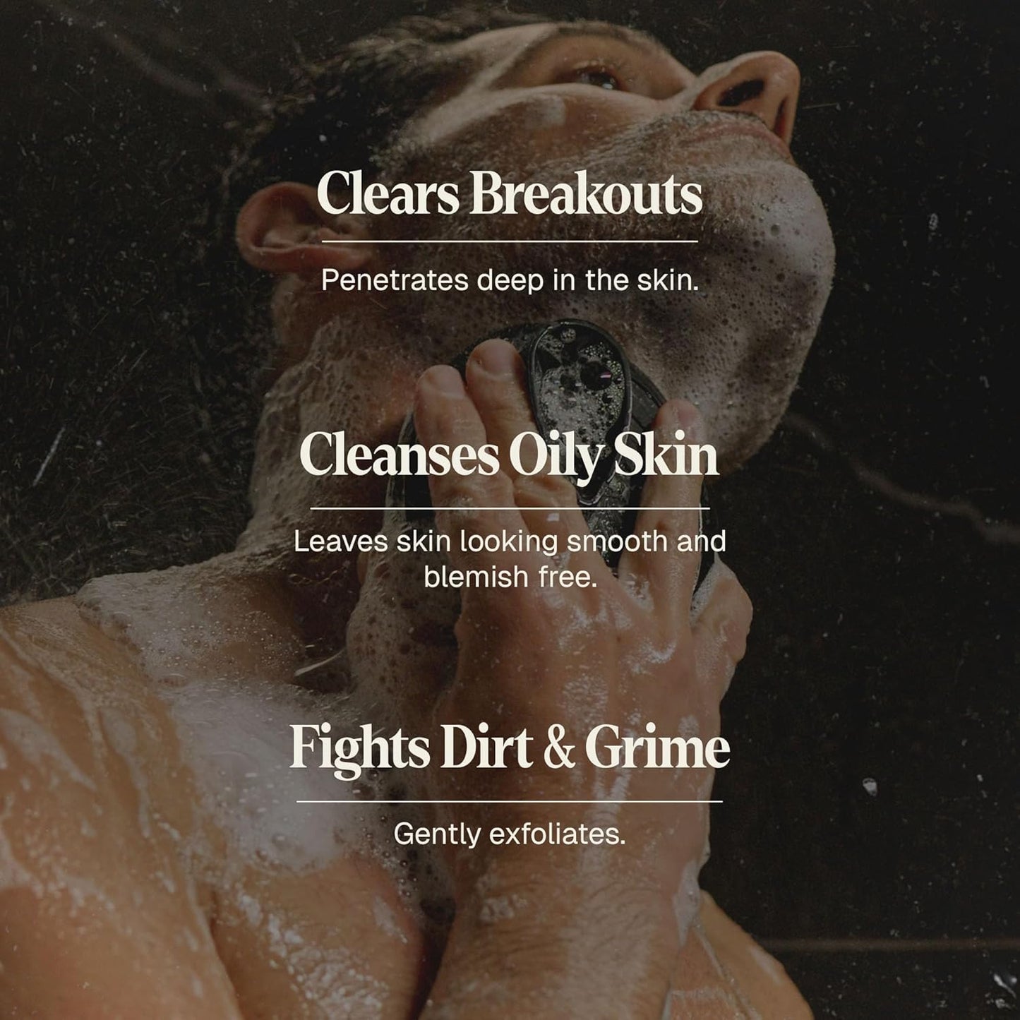 Black Wolf Men’s Charcoal Powder Face Wash - 5 Fl Oz, 2 Pack - Facial Cleanser Removes Unwanted Impurities from Your Skin & Soothes Irritation-FemmiqueWomen