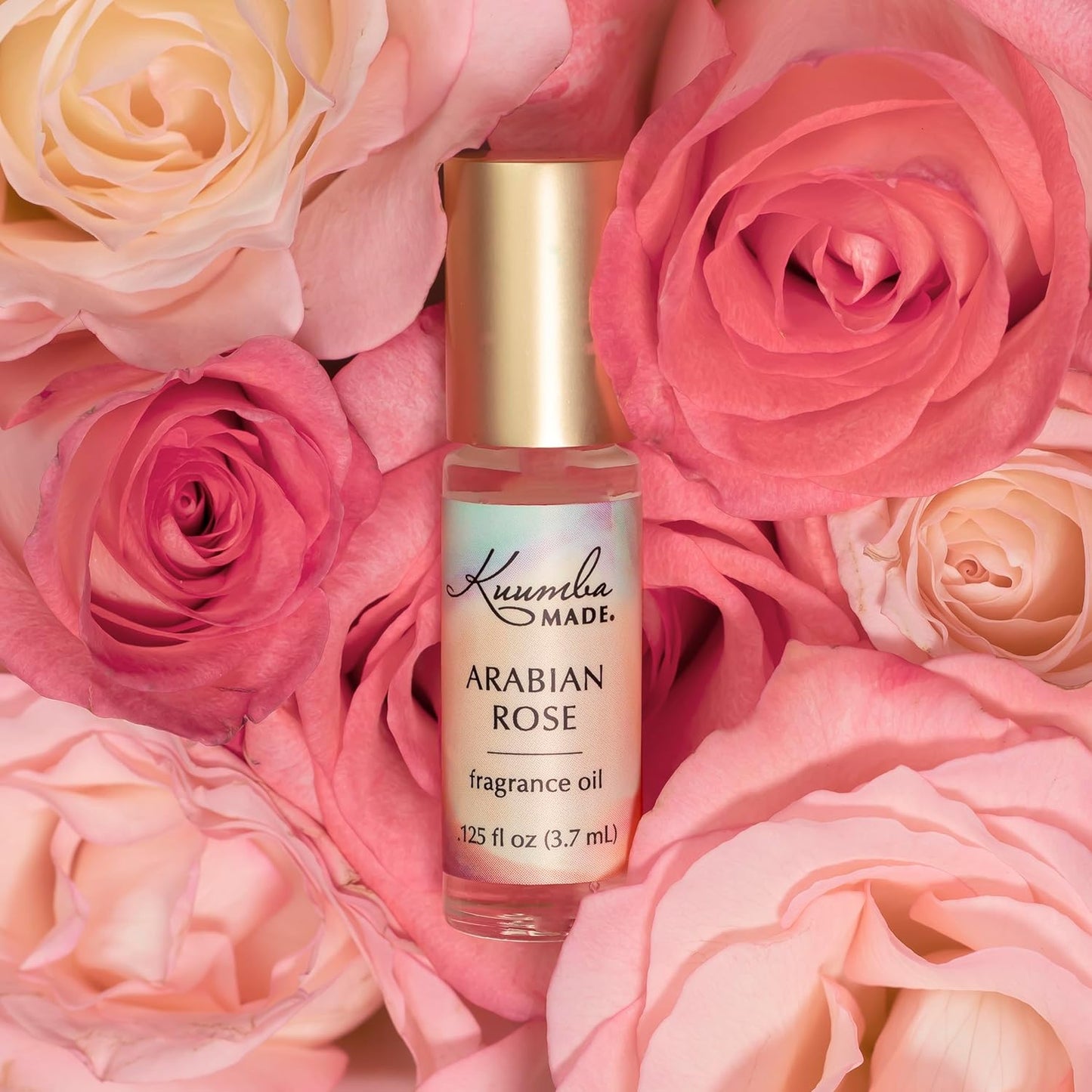 Kuumba Made Arabian Rose Fragrance Oil Roll-On 0.125 fl oz (3.7ml) | Rollerball Perfume | Alcohol Free-FemmiqueWomen