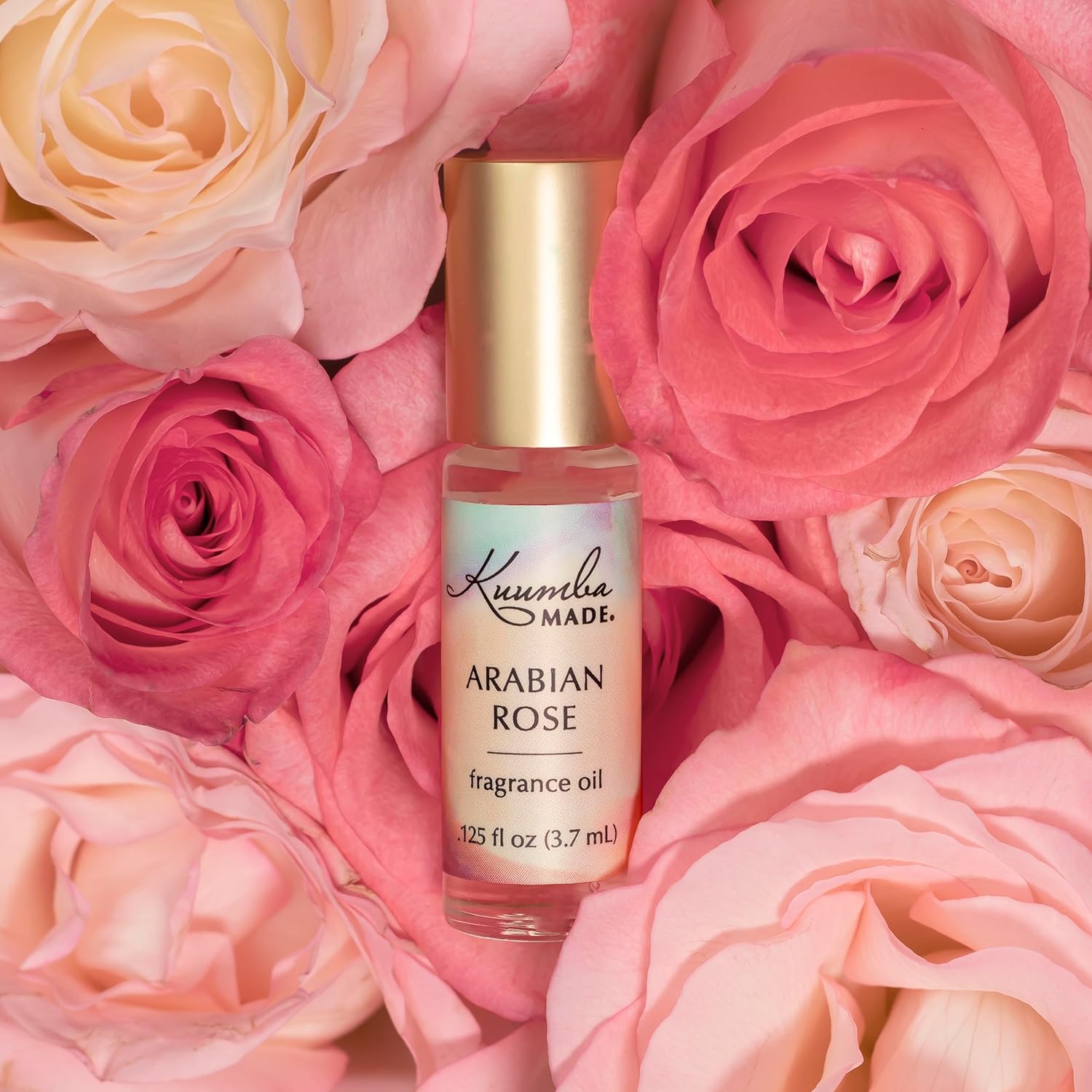 Kuumba Made Arabian Rose Fragrance Oil Roll-On 0.125 fl oz (3.7ml) | Rollerball Perfume | Alcohol Free-FemmiqueWomen