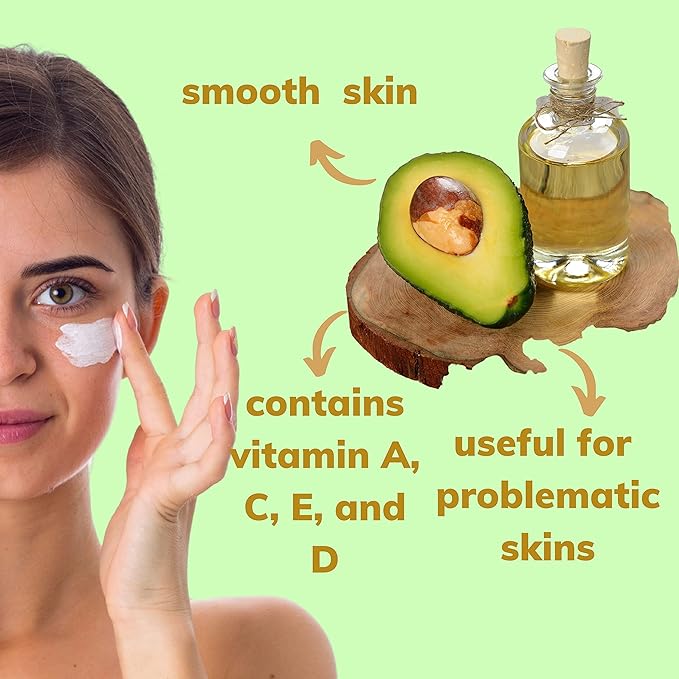 Retinol Cream for Face with Avocado Oil - Natural Moisturizer Face Cream, Smooth Skin Formula - 1.6 fl. Oz-FemmiqueWomen