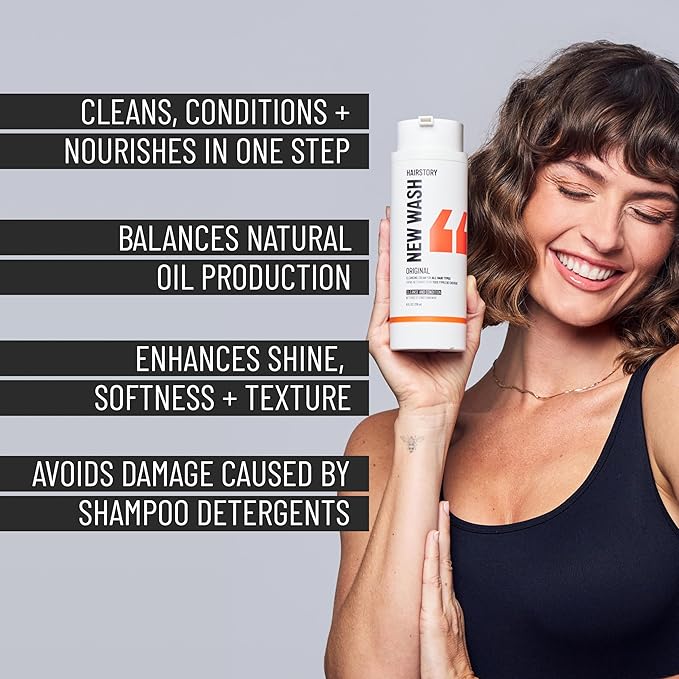 Hairstory New Wash Original Better Bottle, 8oz-FemmiqueWomen