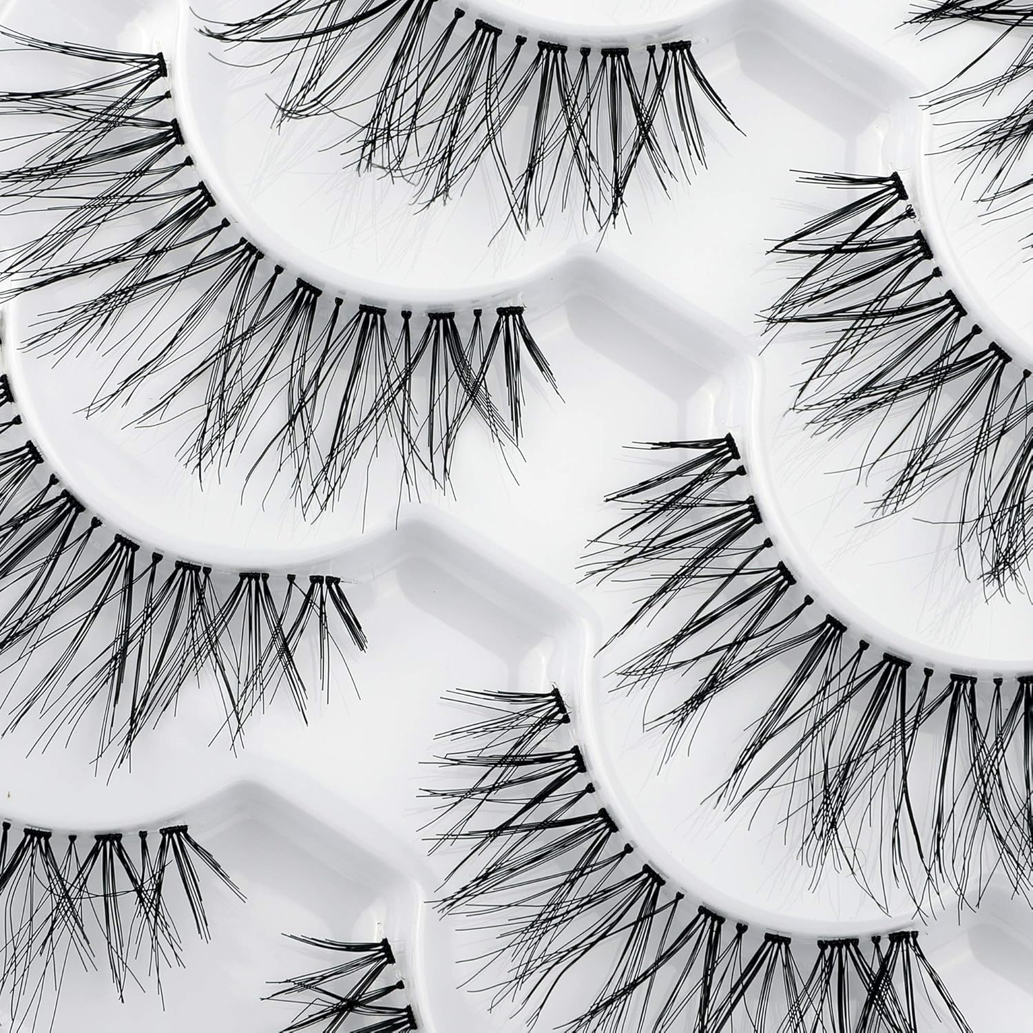 JIMIRE False Eyelashes Multipack False Eyelashes Glam 614 False Lashes-FemmiqueWomen