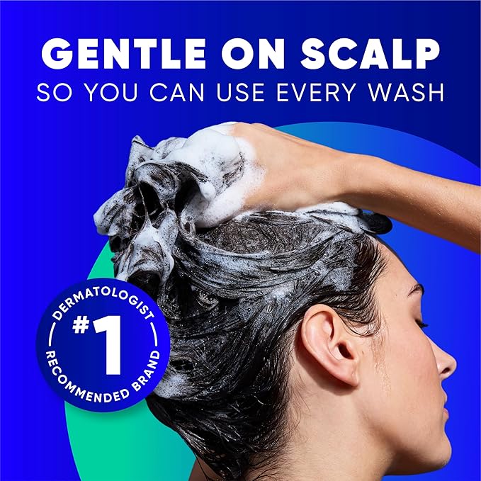 Head & Shoulders Clinical Strength Dandruff Shampoo, Selenium Sulfide Dandruff Defense, Intensive Itch Relief, Seborrheic Dermatitis Relief, Cooling Menthol, 13.5 Fl Oz Each, 2 Pack-FemmiqueWomen