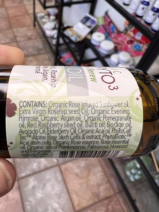 Organic Rose Phyto Facial Oil - Rosehip and Argan Oil Infused with Rose Extract and Frankincense Essential Oil - Ideal for Gua Sha Massage, Anti-Aging Face Oil (1oz)-FemmiqueWomen