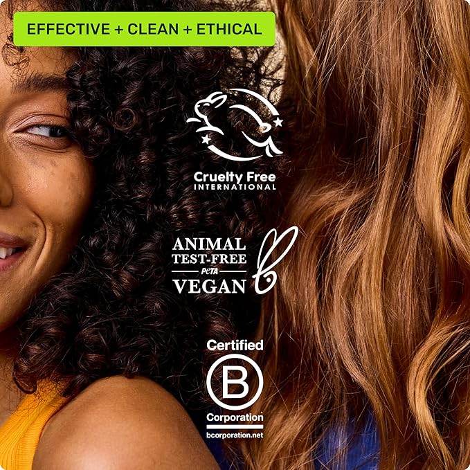 Ethique Everyday Shampoo Bar for soft, shiny hair with Vitamin C - Plastic-Free, Cruelty-Free, Vegan, 3.88 oz - Formerly Pinkalicious-FemmiqueWomen