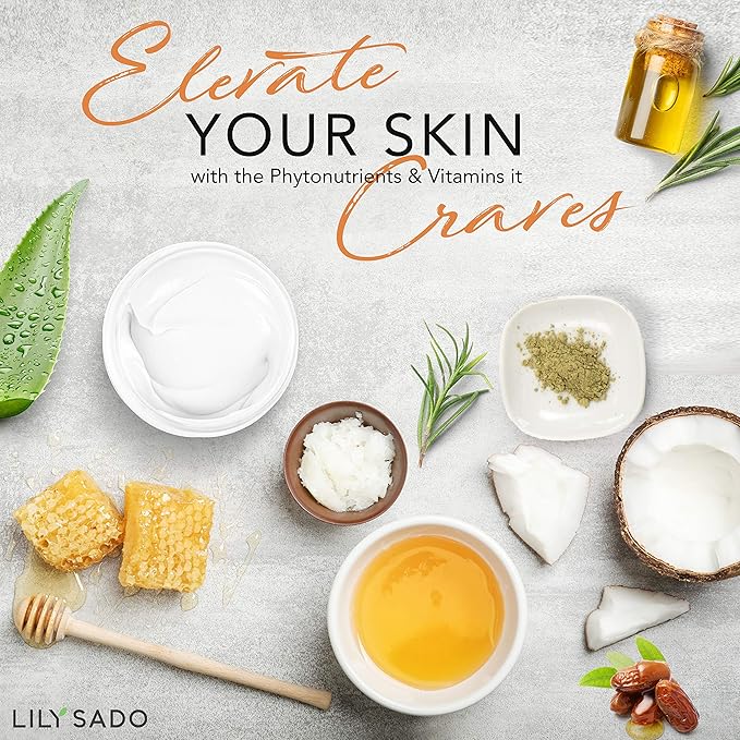 LILY SADO MILK+MANUKA™ Coconut Milk & Manuka Honey Cream Face Cleanser – Natural Ultra Moisturizing Facial Wash Cleanses, Balances, Soothes & Hydrates - Large 6oz-FemmiqueWomen