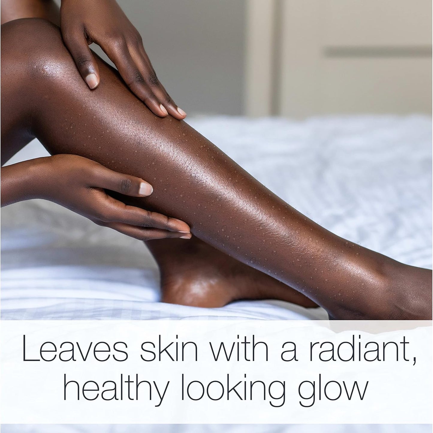 Neutrogena Body Oil Light Sesame Formula, 8.5 fl oz, Radiant Glow Moisturizer for Dry Skin, Bath & Shower Oil For Smooth and Hydrated Skin-FemmiqueWomen