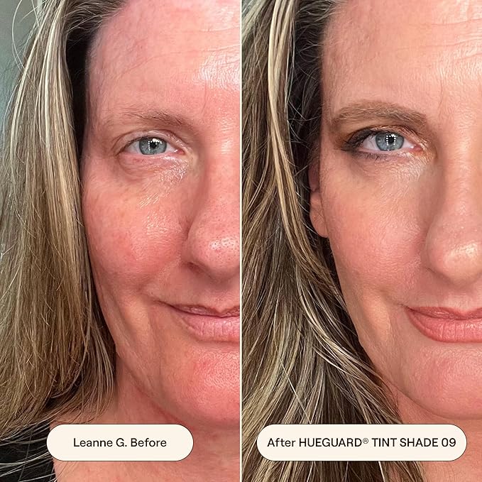 Live Tinted Hueguard Skin Tint SPF 50 - Tinted Mineral Sunscreen with Light-Medium Buildable Coverage With a Hydrating and Radiant Finish - Water and Sweat Resistant, 1.35 fl oz - Shade 09-FemmiqueWomen