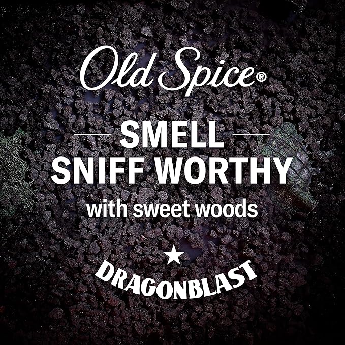 Old Spice Body Wash for Men, Dragonblast, Long Lasting Lather, 24 fl oz (Pack of 4)-FemmiqueWomen