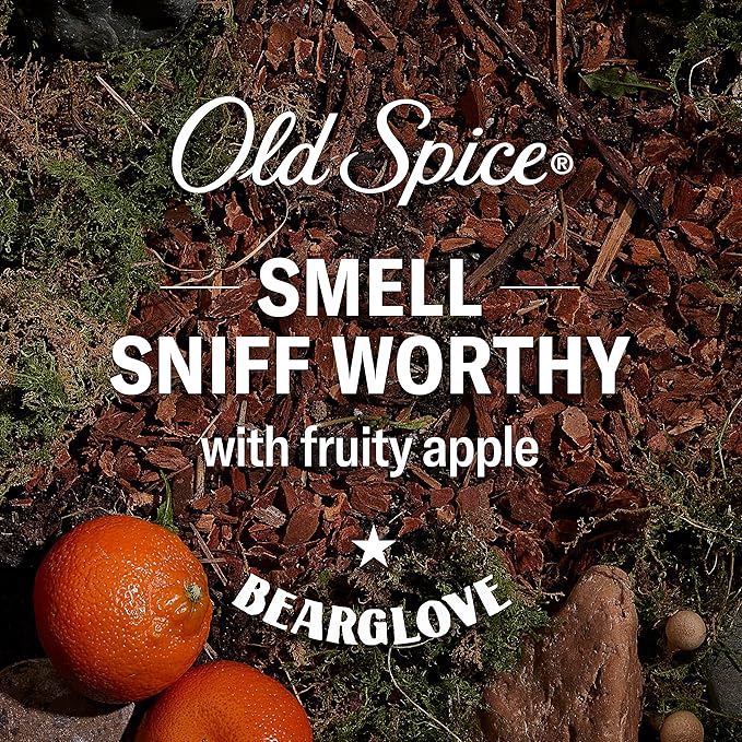 Old Spice Body Wash for Men, Bearglove, Long Lasting Lather, 24 fl oz (Pack of 4)-FemmiqueWomen