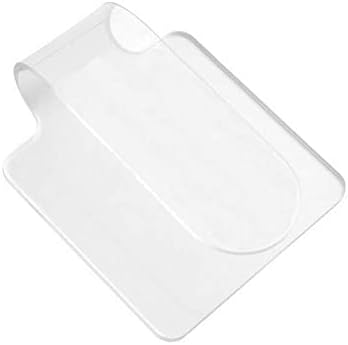 2Pcs Makeup Hand-held Palette Professional Clear Acrylic Makeup Mixing Tray Palette for Foundation Eyeshadow Powders Cosmetics Nail Art Manicure Palette-FemmiqueWomen