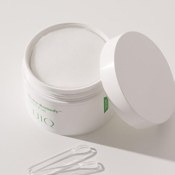 UIQ Biome Remedy Toner Pads, Dual-Textured Facial Pad for Hydrating, Moisturizing, Calming, Pore Care, Non Comedogenic, Daily Toner Pads for Soothing Skin 6.08 fl. oz., 70 Sheets-FemmiqueWomen