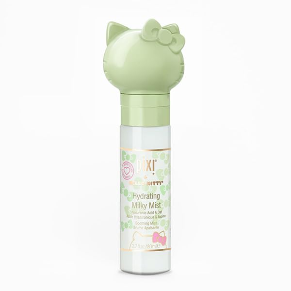Pixi Beauty + Hello Kitty Milky Mist 2.70 Fl Oz | Hydrating Moisturizer for Dry Skin | Infused with Hyaluronic Acid-FemmiqueWomen