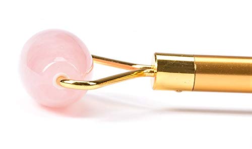 Jade Rose Quartz Roller Kit with 3 Changeable Heads | Face Facial Roller-FemmiqueWomen