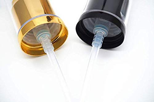 2Pack Foundation Pump Compatible with Maybelline Fit Me Liquid Foundation Makeup (Gold+Black)-FemmiqueWomen