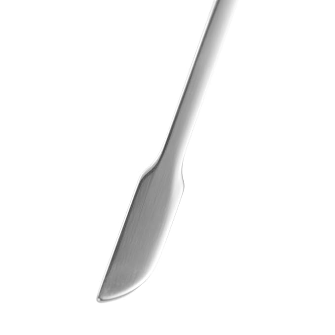 3pcs Cosmetic Mixing Makeup Spatula Nail Art Palette,Spoon Stainless Steel Spatula Face Brush Stirring Embossing Stick Makeup Brushes Cosmetic Tools Nail Polish Mix Stick-FemmiqueWomen