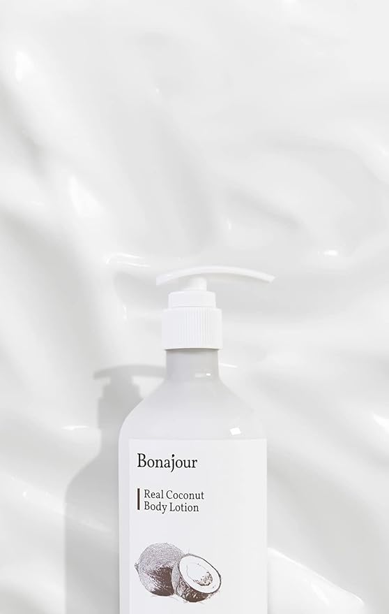 BONAJOUR] Vegan Daily Natural Coconut Oil Body Moisturizer – Treatment Healing Body Care 10.5 Fl. Oz-FemmiqueWomen
