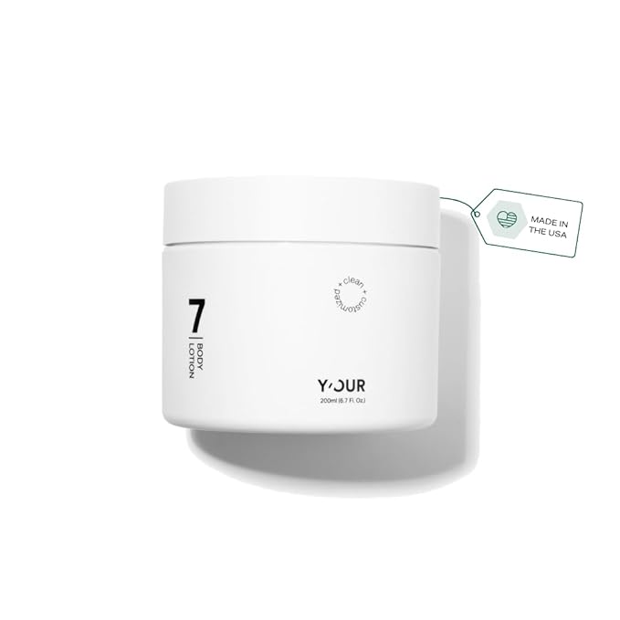 Y’OUR Moisturizing Body Lotion: Daily Hydrating Moisturizer for Dry, Cracked Skin; Vegan, Natural & Organic Skincare with Shea Butter, Aloe Vera, Jojoba Oil & Vitamin E. Made in USA for Women & Men-FemmiqueWomen