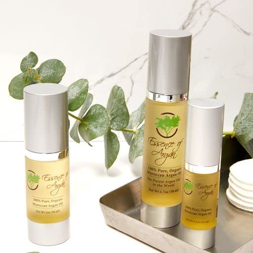 Essence Of Argan 100% Pure Moroccan Organic Argan Oil - Natural EcoCert Oil that Nourishes, Conditions and Moisturizes Your Skin, Hair and Nails-FemmiqueWomen