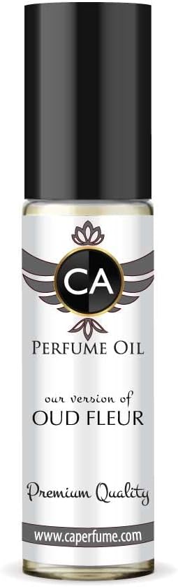 CA Perfume Impression of Oud Fleur For Women & Men Fragrance Body Oil Roll-On 0.3 Fl Oz/10ml-FemmiqueWomen