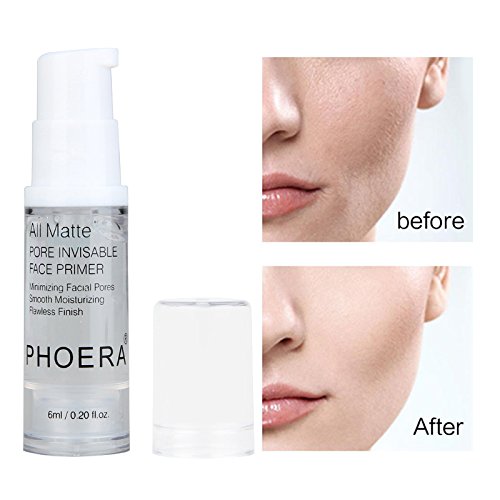 2 Pcs PHOERA Setting Powder and Face Primer, Control Oil Brighten Skin Color Cover Face Setting Loose Powder。 (02 Cool Beige + makeup primer)-FemmiqueWomen