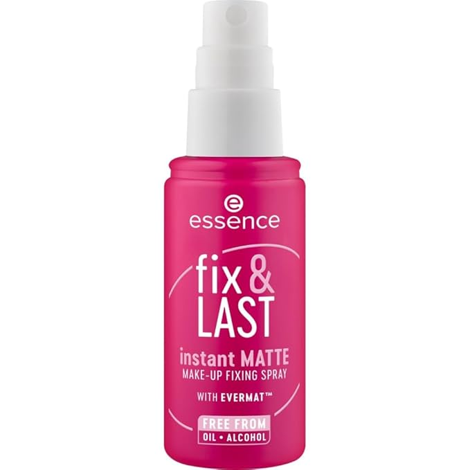 essence | Fix & Last Instant Matte Makeup Fixing Spray | Shine Control & Long-Wearing Formula | Vegan & Cruelty Free-FemmiqueWomen