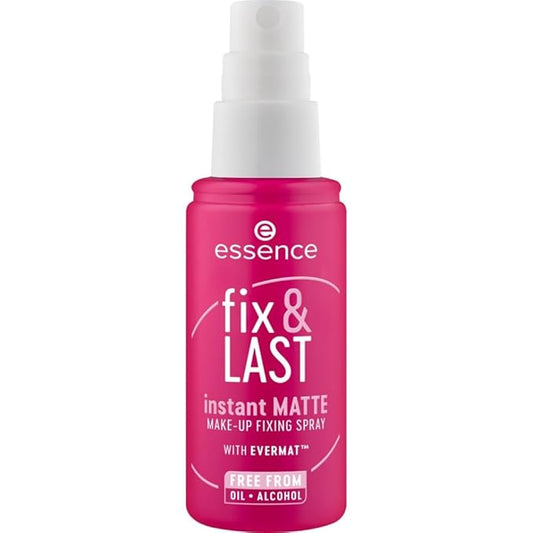 essence | Fix & Last Instant Matte Makeup Fixing Spray | Shine Control & Long-Wearing Formula | Vegan & Cruelty Free-FemmiqueWomen