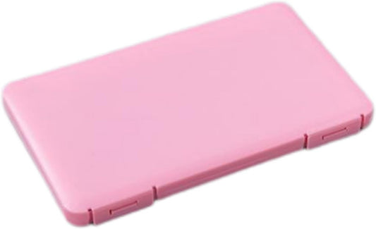 Masks Organizer, False Eyelashes Storage Box Portable,Face Masks Plastic Case Storage Box (Pink)-FemmiqueWomen