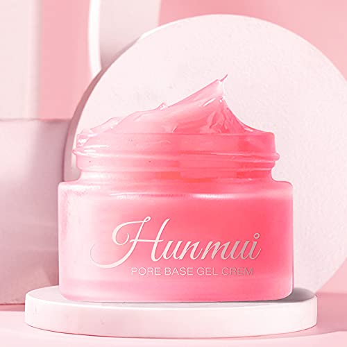 2Pcs Hunmui face primer pore base gel cream，Magical perfecting base face primer under foundation Anti-Aging WrinklesShrink Pore Remove Fine LinesExfoliatingAnti-Oxidation-FemmiqueWomen
