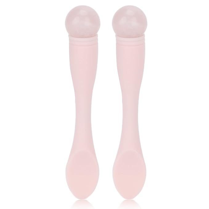 2pcs Eye Cream Applicator Stick,Jadestone Eye Massage Sticks Silicone Scoop Tool For Eye Anti Wrinkle Reduce Puffiness Fatigue Relief()-FemmiqueWomen