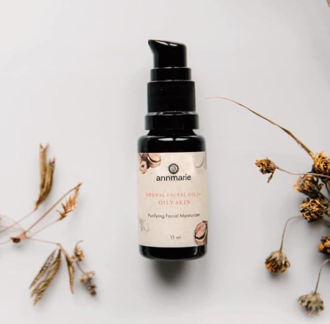 Annmarie Herbal Facial Oil for Oily Skin 0.5 Fl Oz (Pack of 1)-FemmiqueWomen