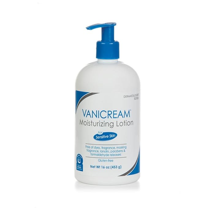 Vanicream Moisturizing Lotion with Pump Dispenser - 16 Fl Oz (Pack of 12) - Formulated Without Common Irritants for Those with Sensitive Skin (Pack of 12)-FemmiqueWomen