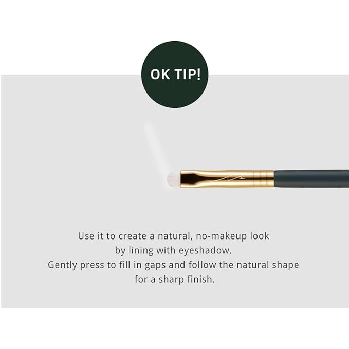 [SOO ADOR] okhee Eyeline Smudge Brush NUN 06 - Perfect for Creating Smoky Eyes and Diffused Eyeliner | Designed by K-Pop Makeup Artist Seo Ok | Makeup Brush Eye Brush-FemmiqueWomen