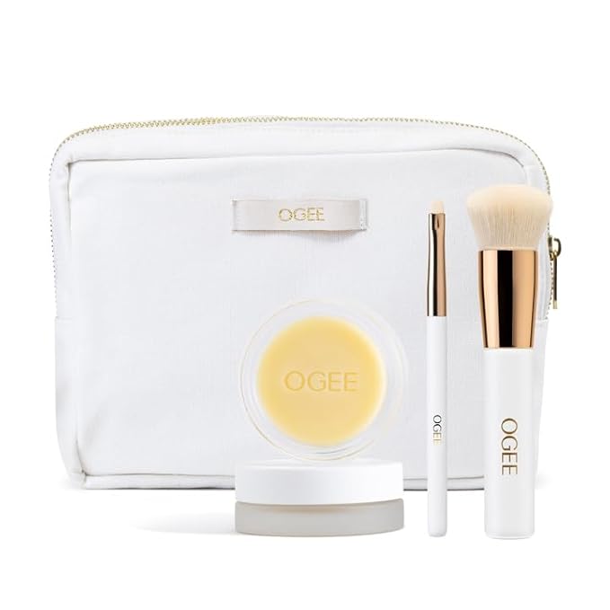 Ogee Makeup Brush Set - Includes Professional Quality Foundation Blender Brush, Ultra-Soft, Precision Brush & Makeup Brush Cleaner-FemmiqueWomen