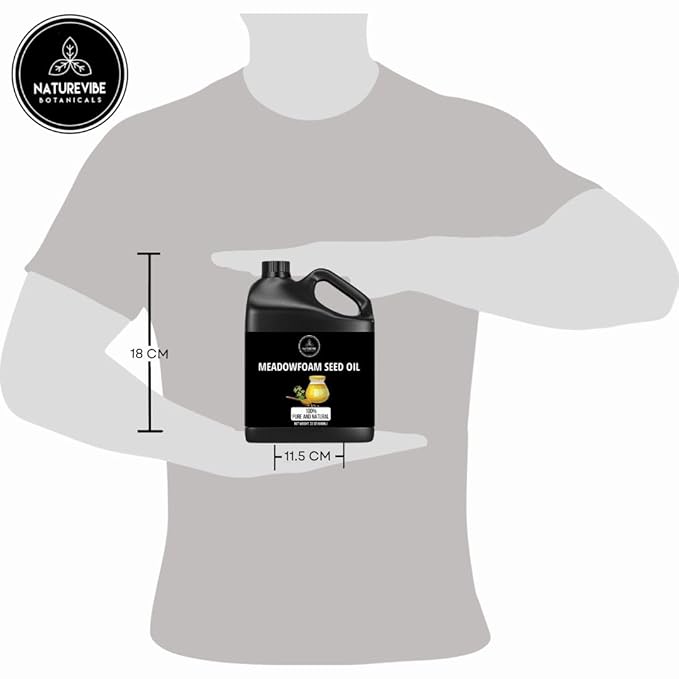 Naturevibe Botanicals Meadowfoam Oil 32 Ounces | 100% Pure and Natural | Great for Skin Care and Hair Care-FemmiqueWomen