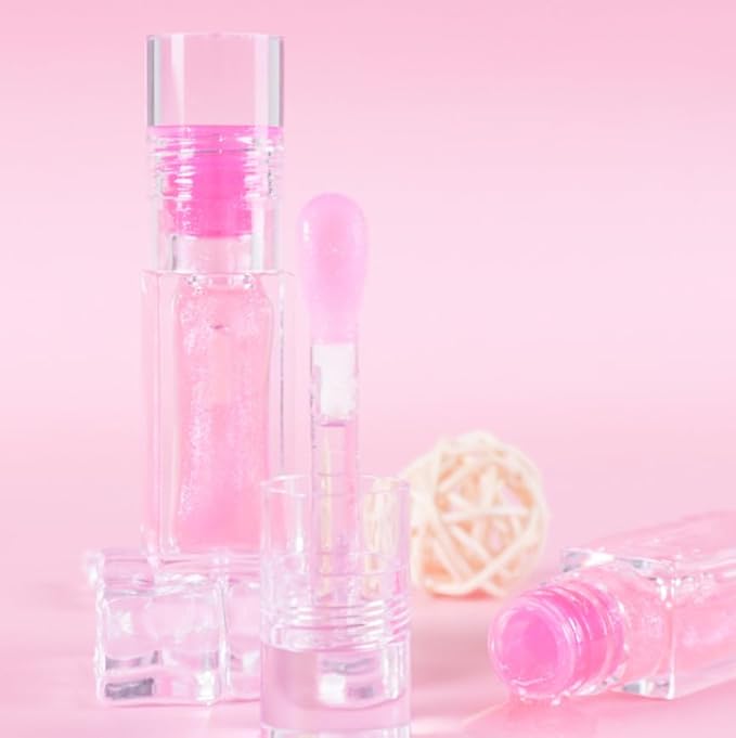 2pc Magic Color Changing Lip Oil, Hydrating Lip Glow Oil Plumping Gloss Tinted Lip Balm Transparent Moisturizing Toot Lip Care-FemmiqueWomen