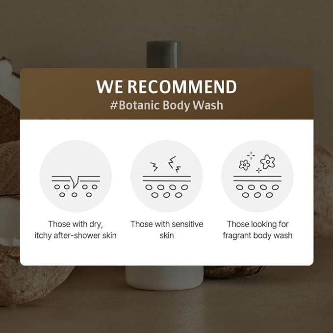 Karl&Hans Botanic Gourmand Coconut Vegan Body Wash - Organic, Natural Shower Gel for Moisturizing and Gentle Cleansing - Sulfate and Silicone Free - 13.2 fl oz-FemmiqueWomen