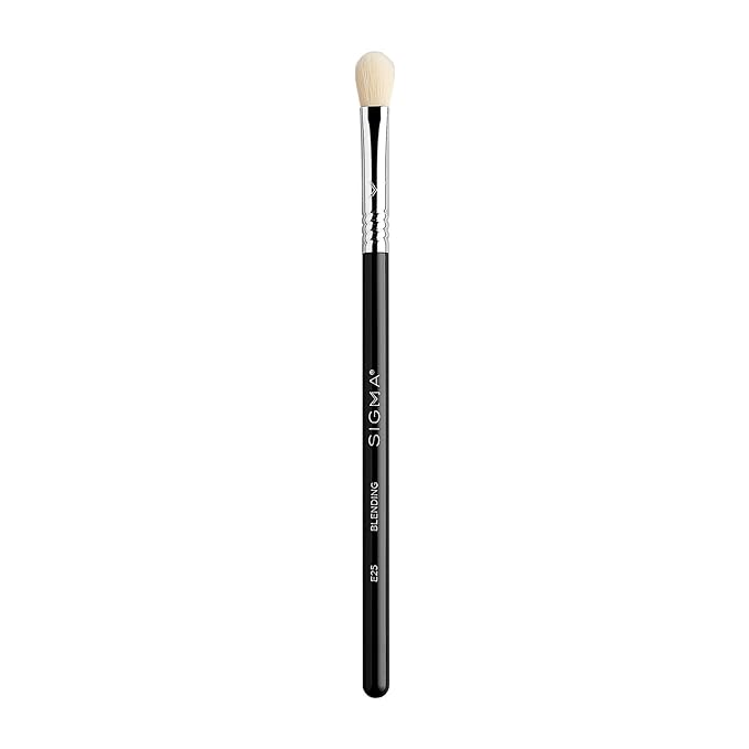 Sigma Beauty Professional E25 Eyeshadow Blending Brush – Professional Eyeshadow Brush for Seamless Eyeshadow Blending, Softens Dramatic Edges & Harsh Lines for a Well Blended Effect (1 Brush)-FemmiqueWomen