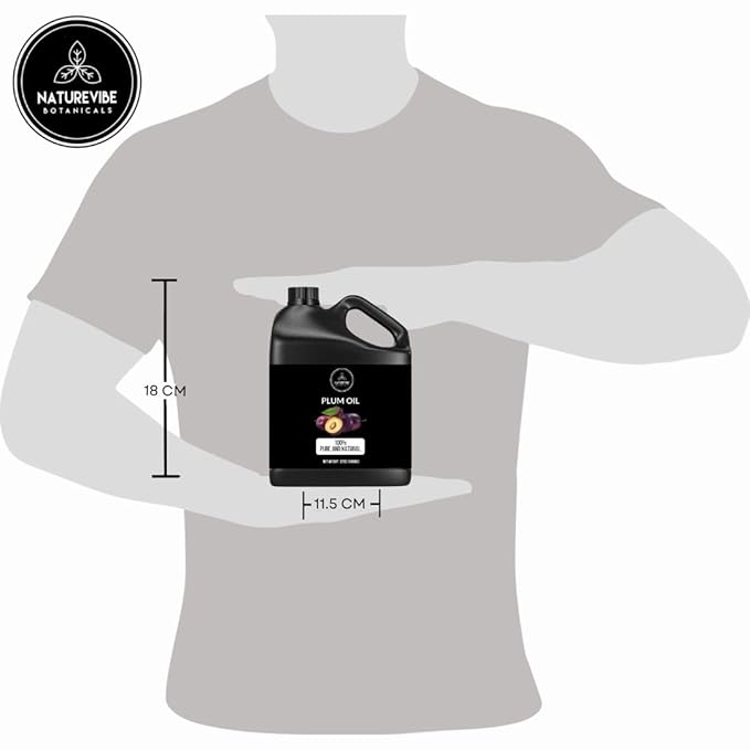 Naturevibe Botanicals Plum Oil 32 Ounces | 100% Pure and Natural | Great for Skin Care and Hair Care-FemmiqueWomen