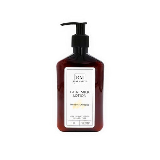 Goat Milk Lotion, Honey Almond Fragrance, Hydrating Lotion for Men & Women With Nourishing Goat Milk, Shea Butter, Sunflower Oil & Aloe, Packed With Vitamin A, E & Selenium, 9 Oz-FemmiqueWomen
