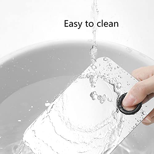 2pcs Stainless Steel Cosmetic Makeup Palette, Upgrad Stainless Steel Metal Makeup Palette with Spatula Artist Tool for Mixing Foundation Nail-Art (A)-FemmiqueWomen