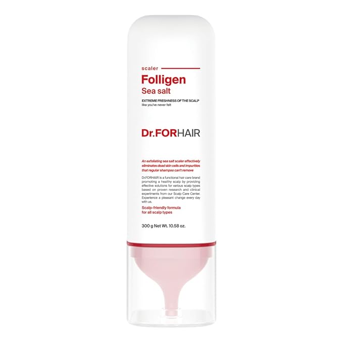Dr.FORHAIR Folligen Sea Salt Scaler 300 ml/10.58 oz. | Scalp Deep Cleansing & Exfoliation | Eliminates Impurities & Odor-FemmiqueWomen