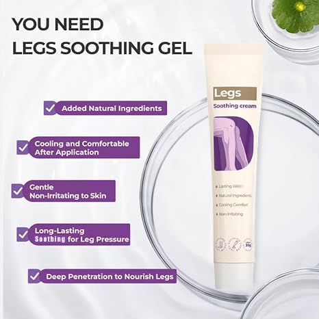Soothing Leg Cream,Varicose Relief Cream,Cooling Gel For Varicose Veins Tr-eatment For Legs,Naturaly Plant-Based Ingredient 2pcs-FemmiqueWomen