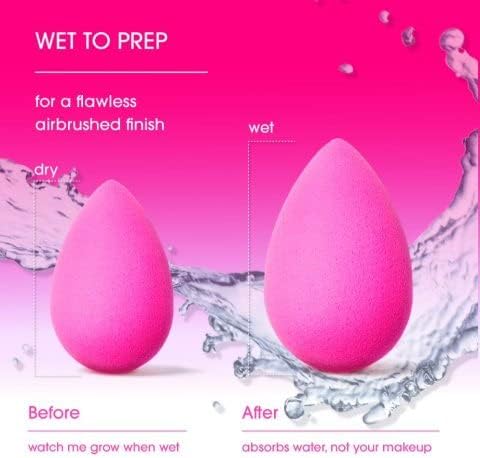 Beautyblender® | Nova Beauty Blender Makeup Sponge, Super-Soft Foam Easily Blends Foundations, Powders & Creams, Made in USA, Reusable, Washable, Streak Free Application, Vegan, Cruelty Free-FemmiqueWomen
