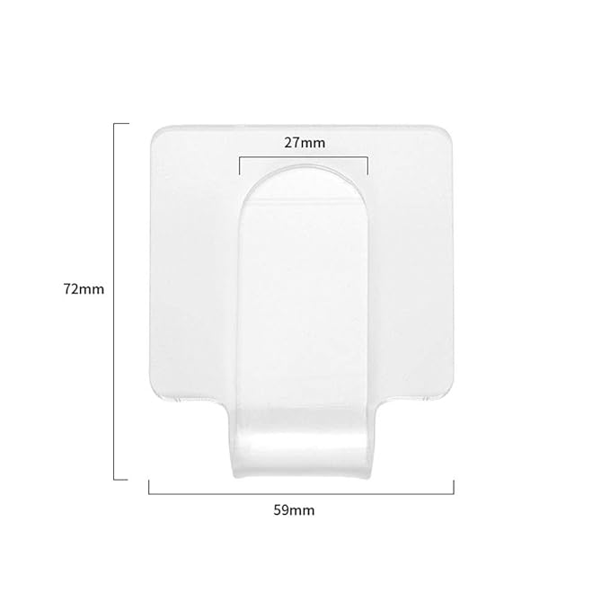 2Pcs Professional Makeup Palette Acrylic Hand-held Palette Makeup Mixing Tray Palette for Foundation, Eyeshadow, Cremes, Powders, Cosmetics and Nail Art Manicure Palette, Clear-FemmiqueWomen