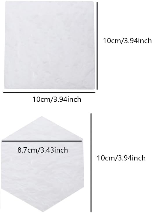 2pcs Nail Art Palette, False Nail Tips Display Board, Nail Art Painting Mixed Color Palette, Nail Art Display Cosmetic Mixing Tools (Hexagon/Square)-FemmiqueWomen