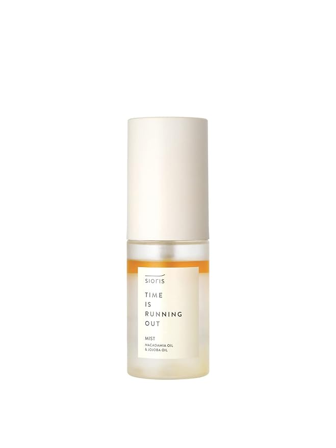 SIORIS Time Is Running Out mist 30ml (organic, vegan), glass skin face mist for Sensitive Skin, jojoba oil for moisture lock, enriched citrus water rejuvenates glass veil finish-FemmiqueWomen
