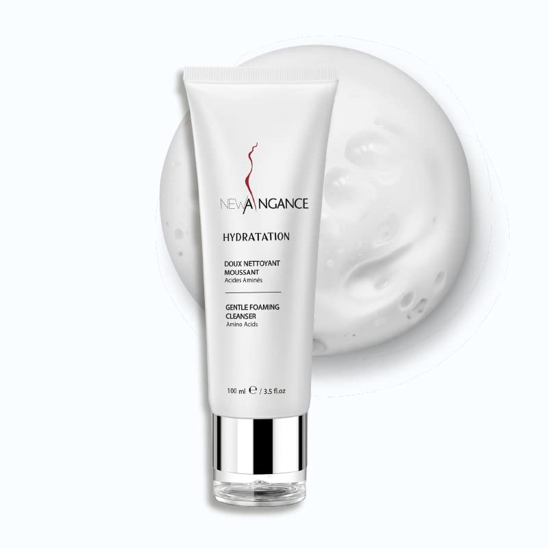 Gentle Foaming Cleanser Daily Face Wash for Unisex Amino Acids Sensitivity-free Perfectly Clean Suitable for All Skin Types, 3.5 Fl Oz-FemmiqueWomen