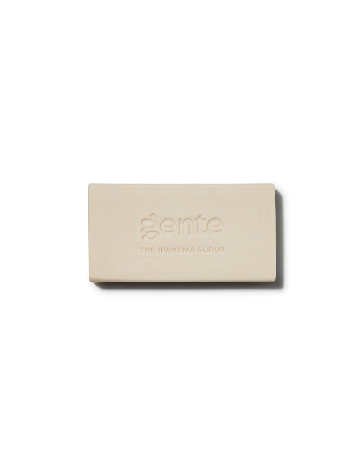 Gente Beauty The Ipanema Scrub Exfoliating Bar Soap – Gentle Cocoa & Rice Scrub for Smooth, Glowing Skin | Natural Ingredients for Daily Use - 4.5 oz-FemmiqueWomen